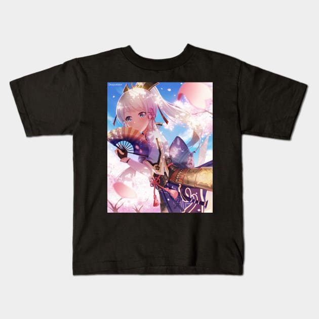 Wakamiya Eve as Ayaka Kids T-Shirt by Despuntater